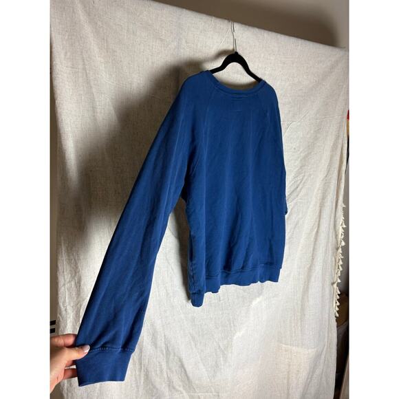 Free People X Retrobrand Blue USA Pullover Sweatshirt Sz. S - Picture 10 of 10